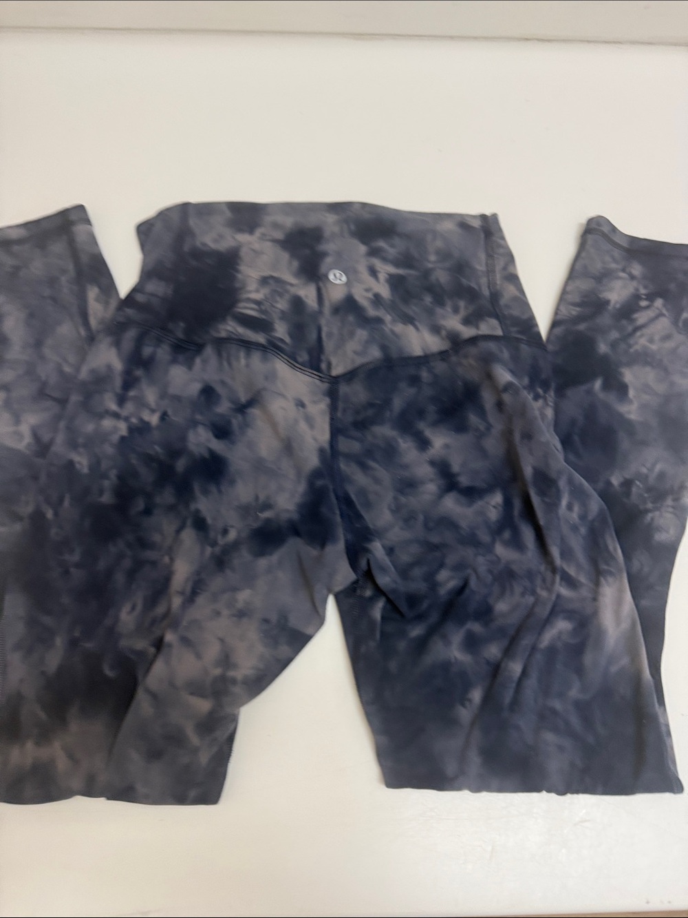 lululemon Unlimit High Rise Black and Gray Leggings